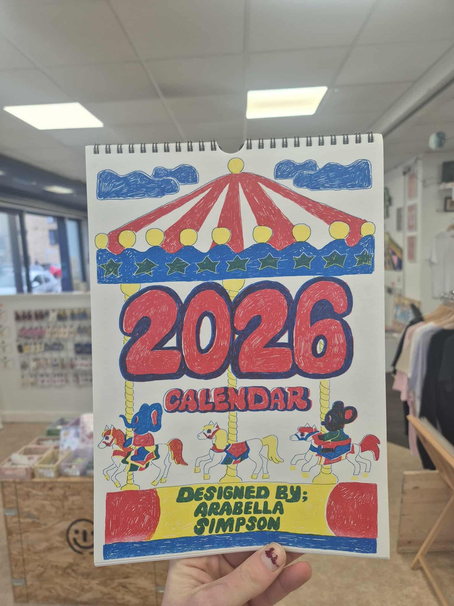 2026 Calendar by Arabella Simpson and Jumbo Press