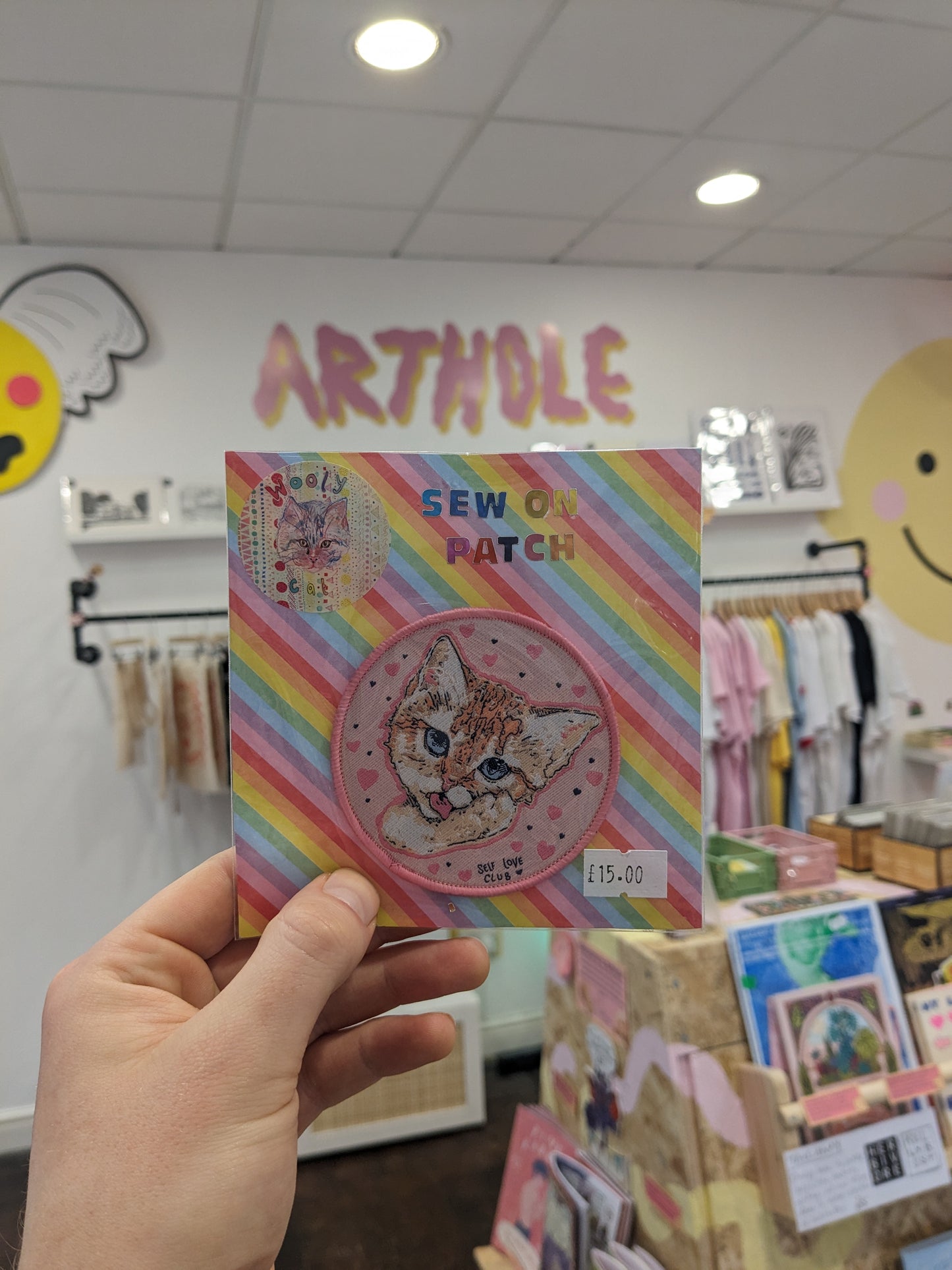 Wooly Cat- Self Love Club Patch