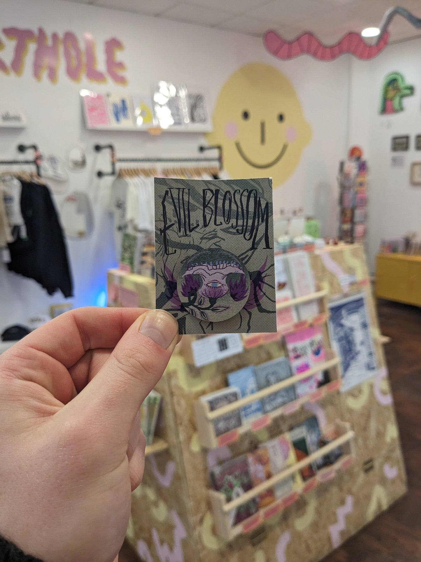 Pigeon - Evil Blossom Wooden Pins