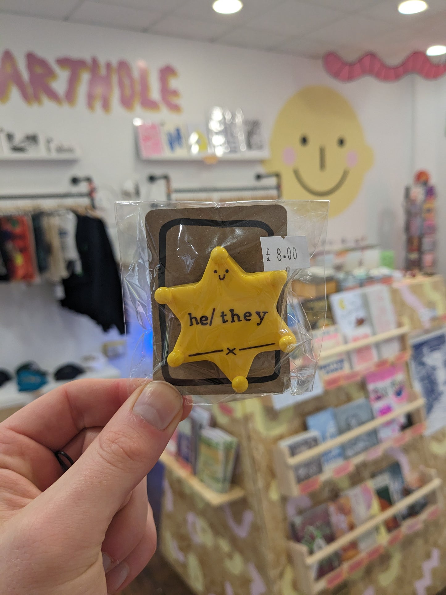 The Midnight Cowboy Studio - Clay Pronoun Pins!