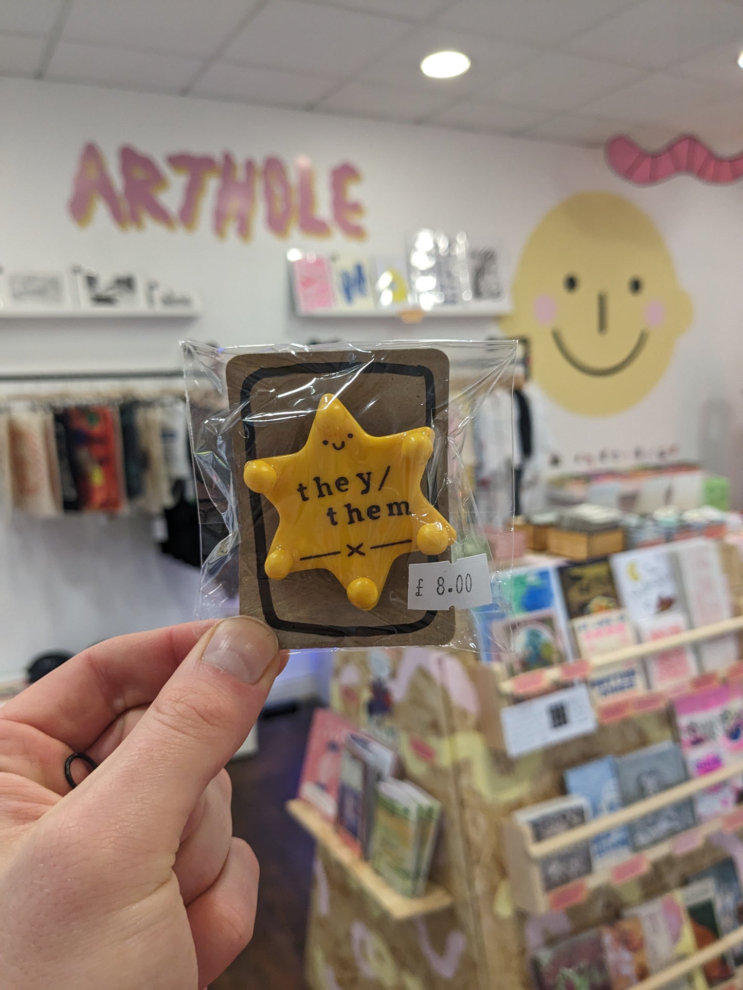 The Midnight Cowboy Studio - Clay Pronoun Pins!