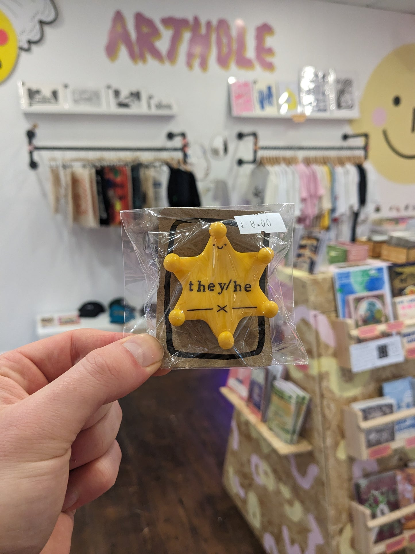 The Midnight Cowboy Studio - Clay Pronoun Pins!