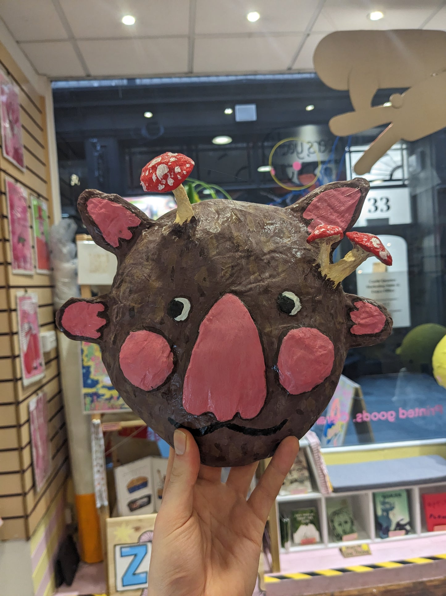 Ren Wolfe - Papier-Mâché Head