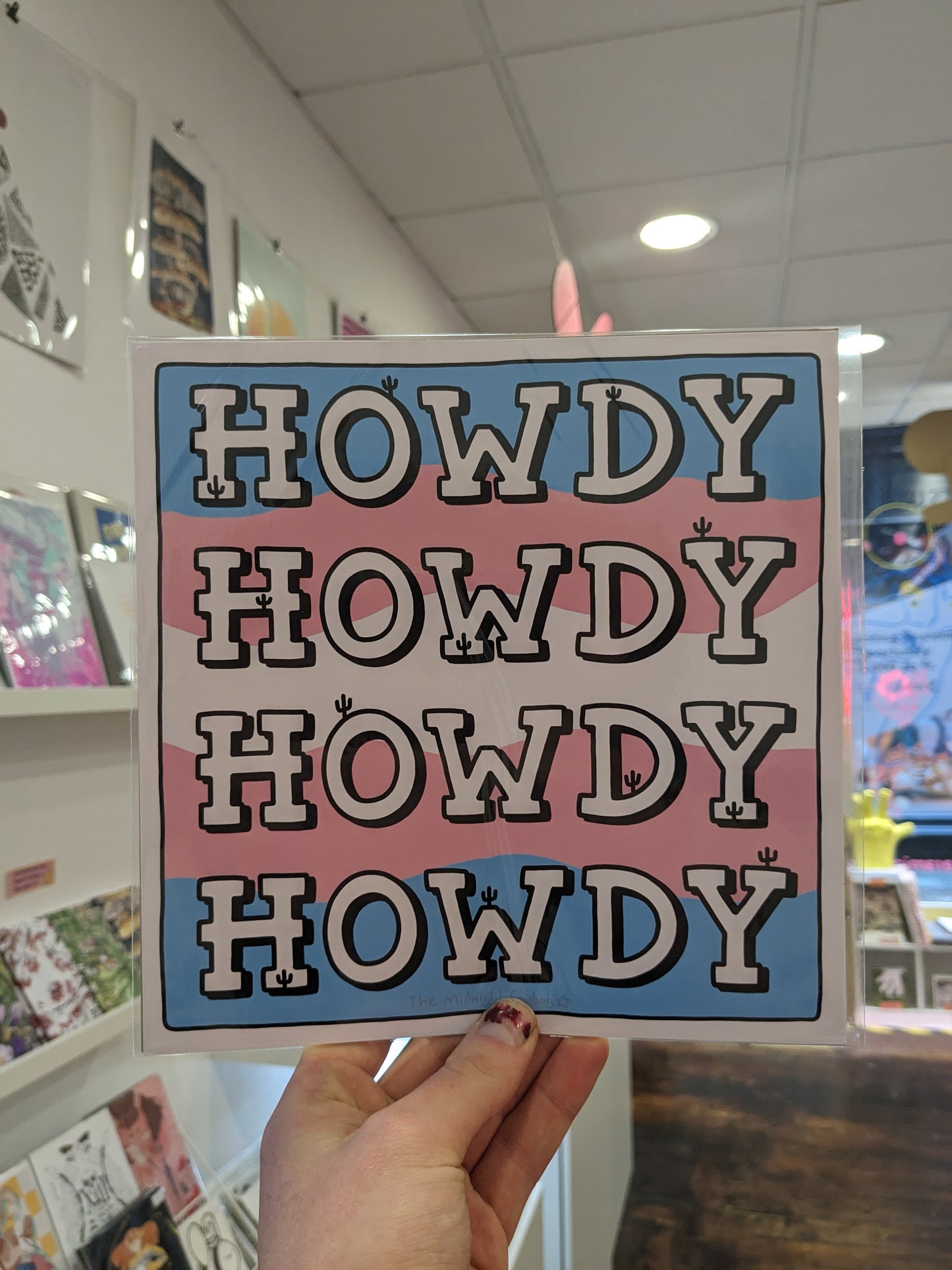 Midnight Cowboy Studio Howdy Prints!