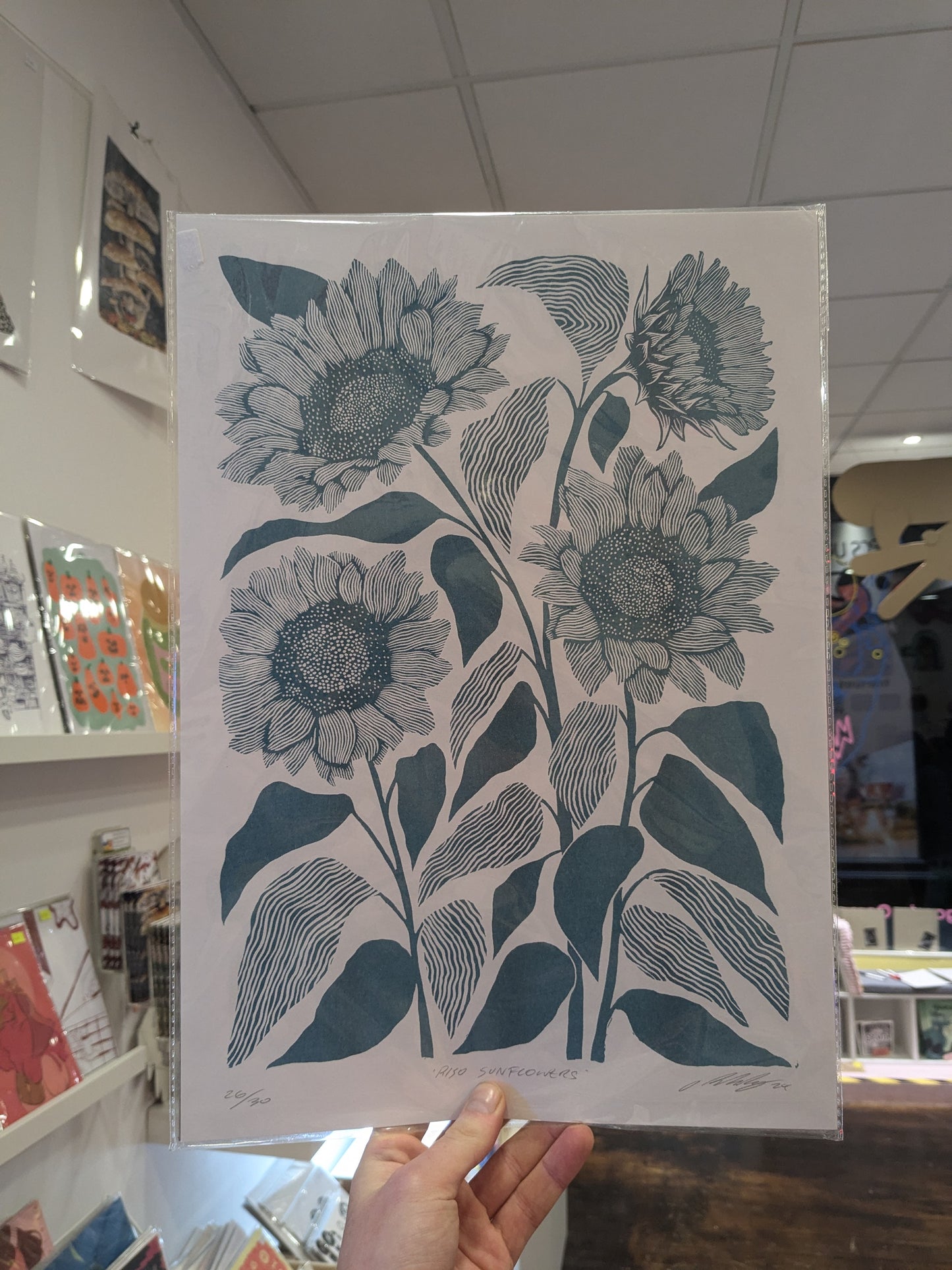 Jamie Richards- A3 Riso Sunflowers