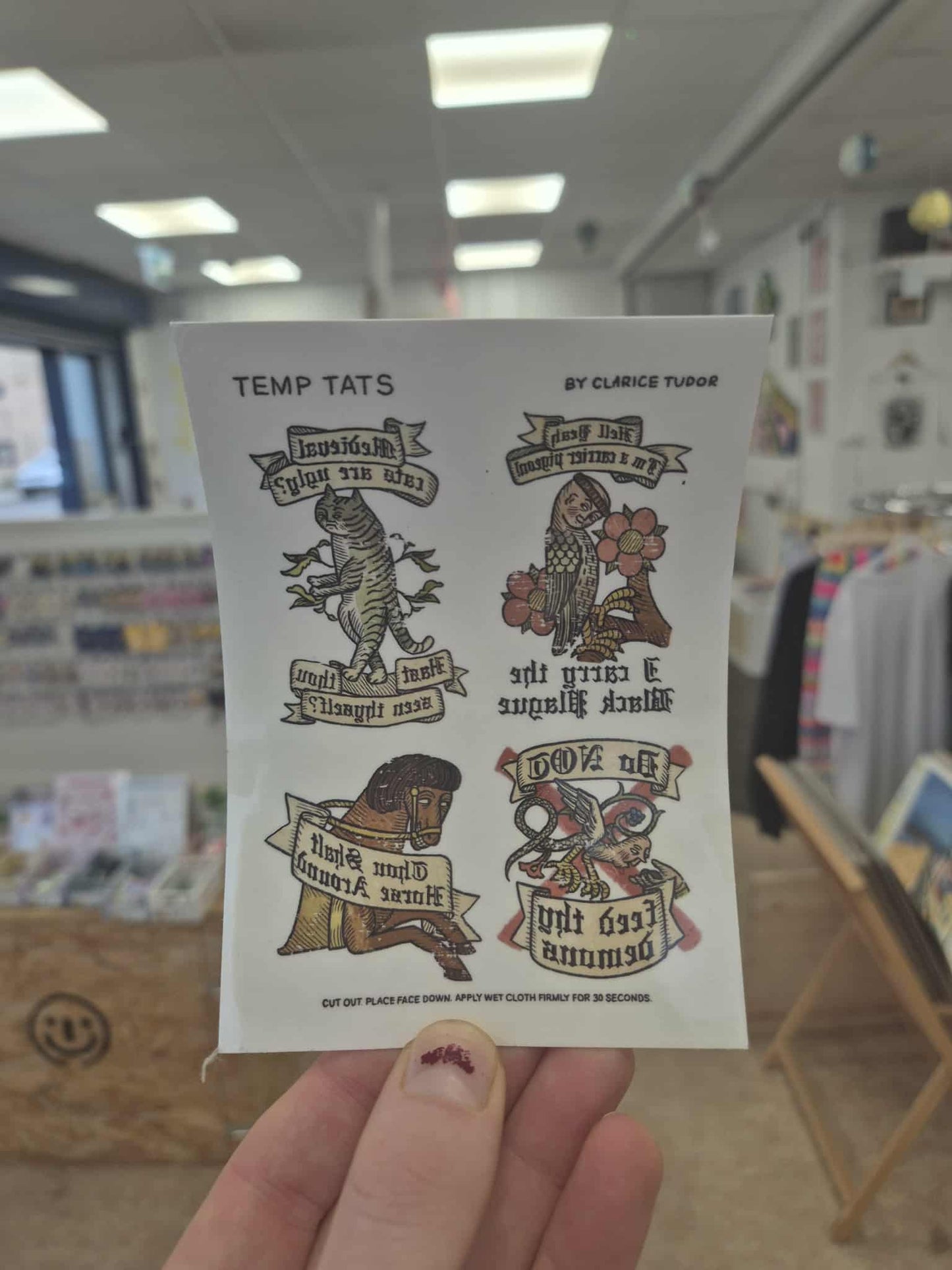 Temporary Tats by Clarice Tudor