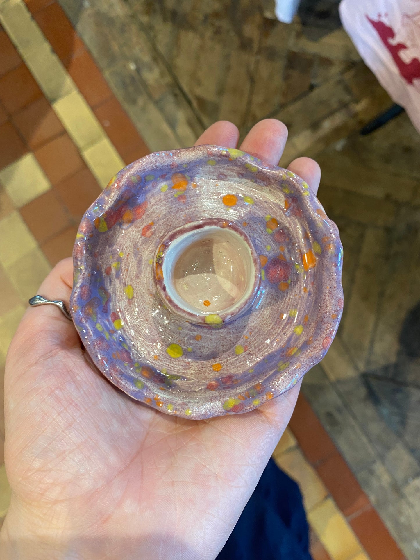 It’s Kayy - ceramic candle stick holder