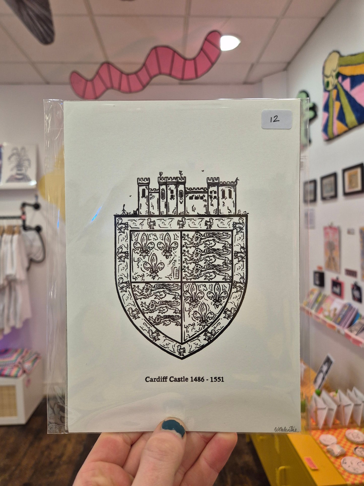 Cardiff Castle Screen Prints by Will Valentine