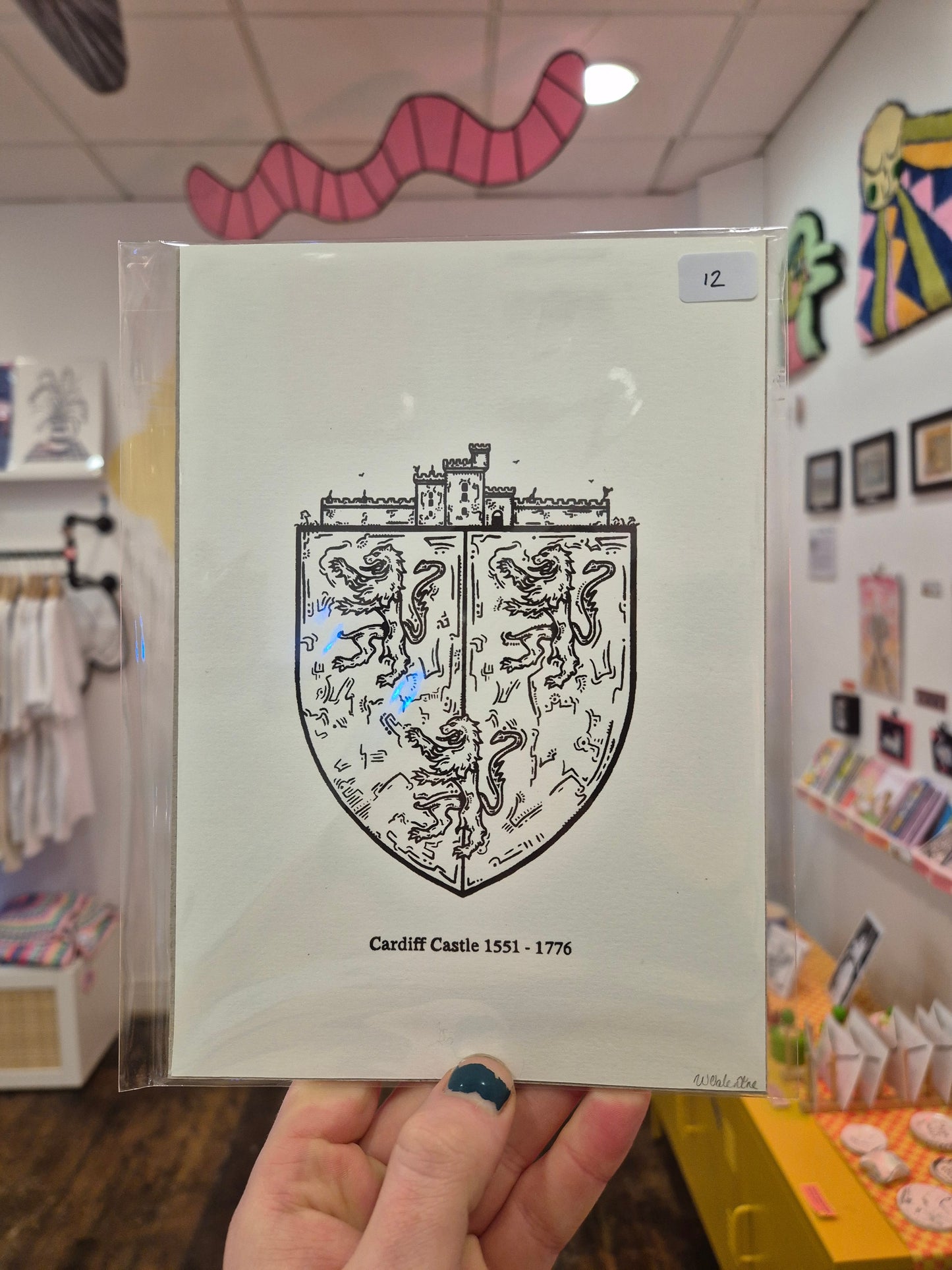 Cardiff Castle Screen Prints by Will Valentine