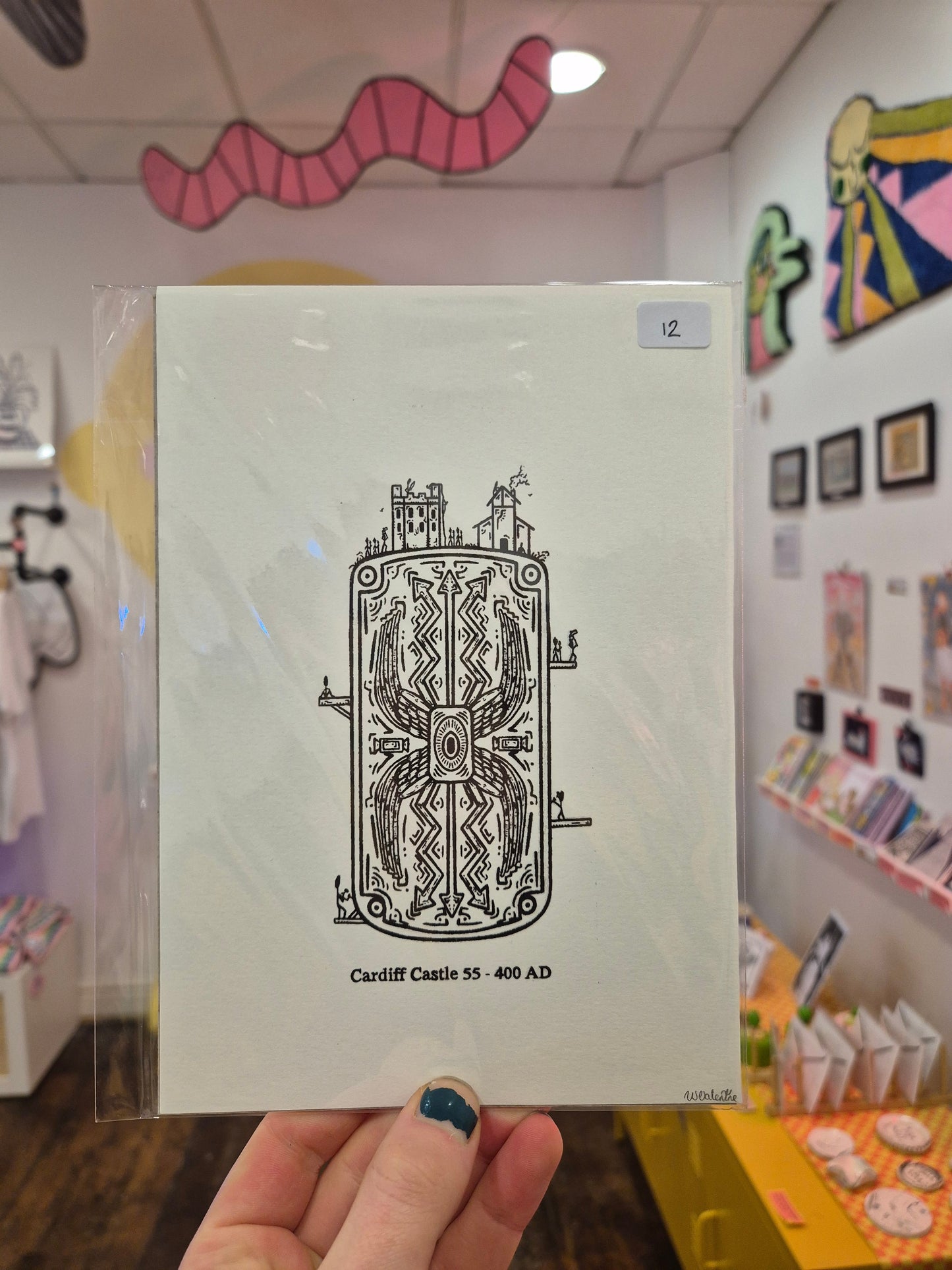 Cardiff Castle Screen Prints by Will Valentine