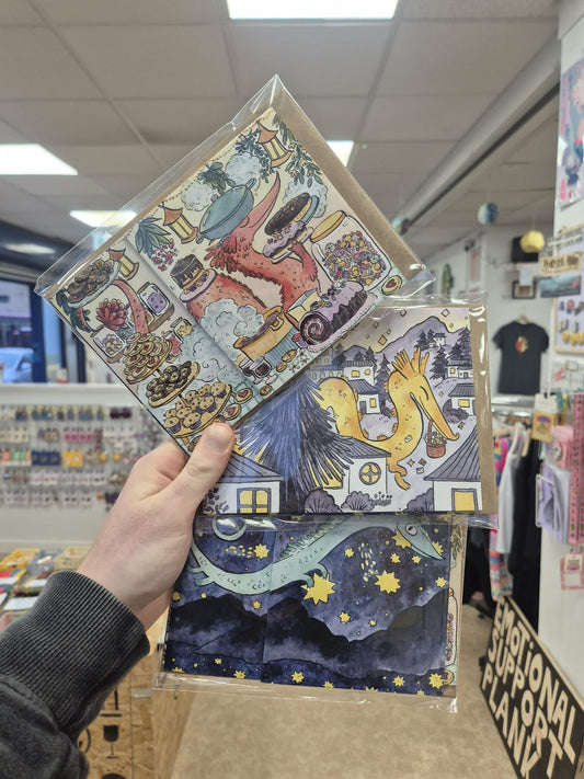 Beastly Worlds Festive Dragon Card Pack