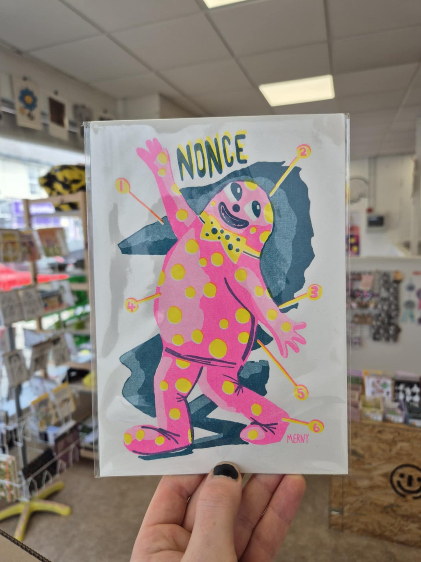 A5 Nonce Riso Print by Merny