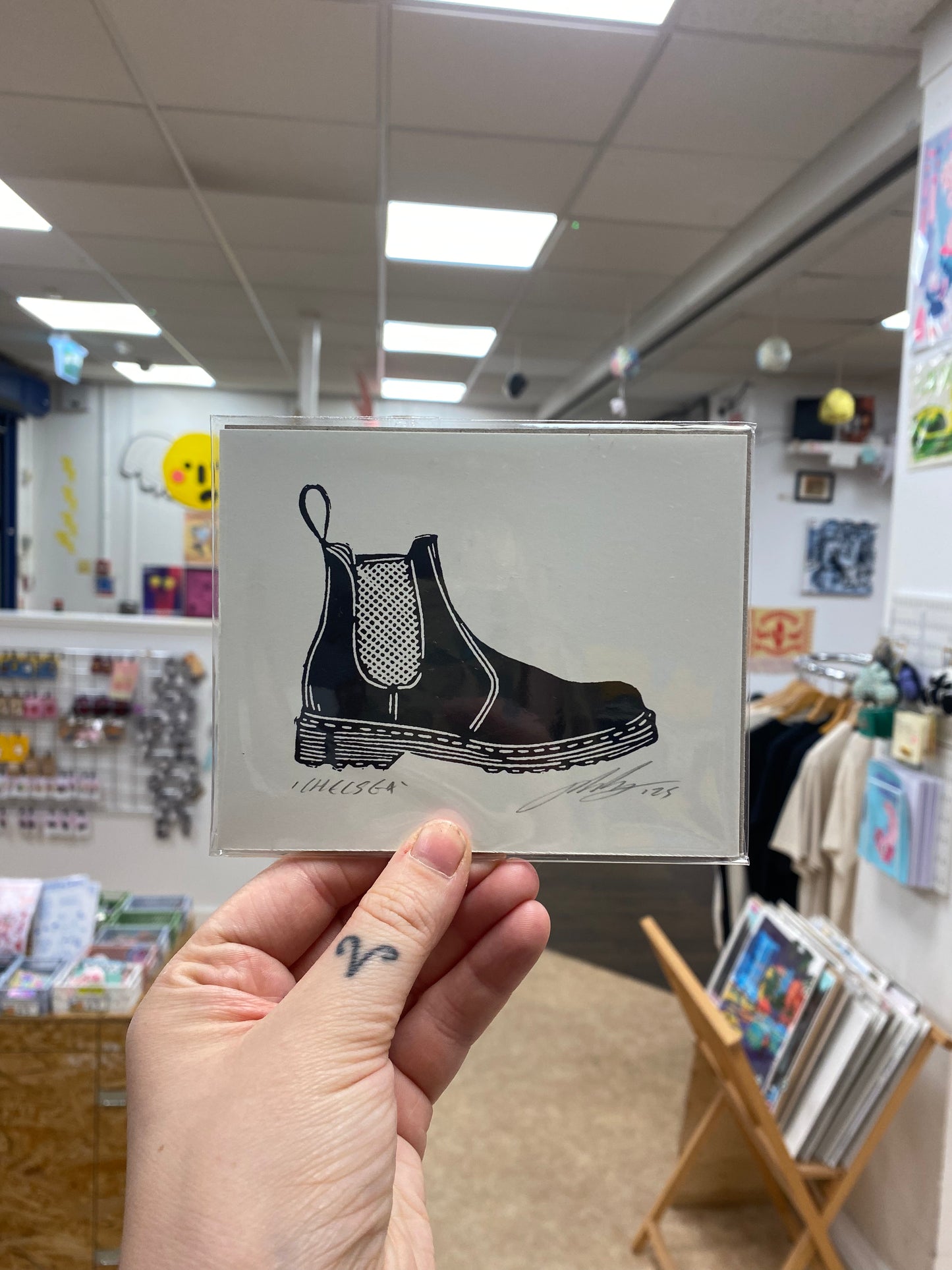 Jamie Richards - Shoe Lino Prints