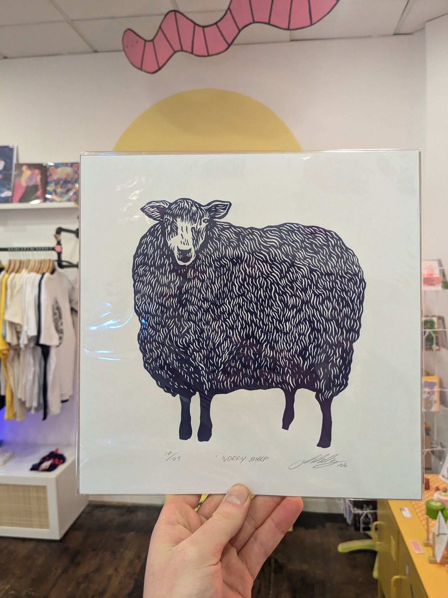 Jamie Richards Square Lino Prints