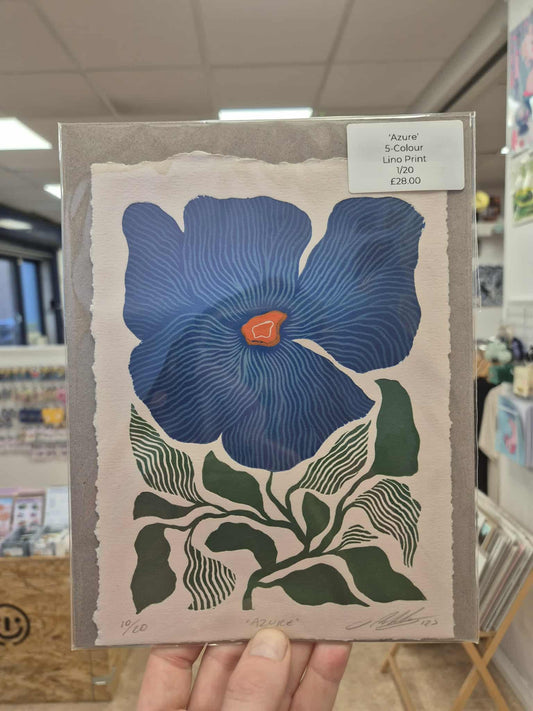 Multi-colour Lino Prints by Jamie Richards
