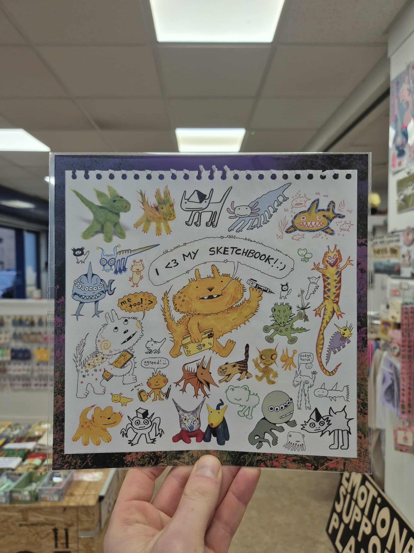 Rhianna Berthoud- Square Clay Collage Prints