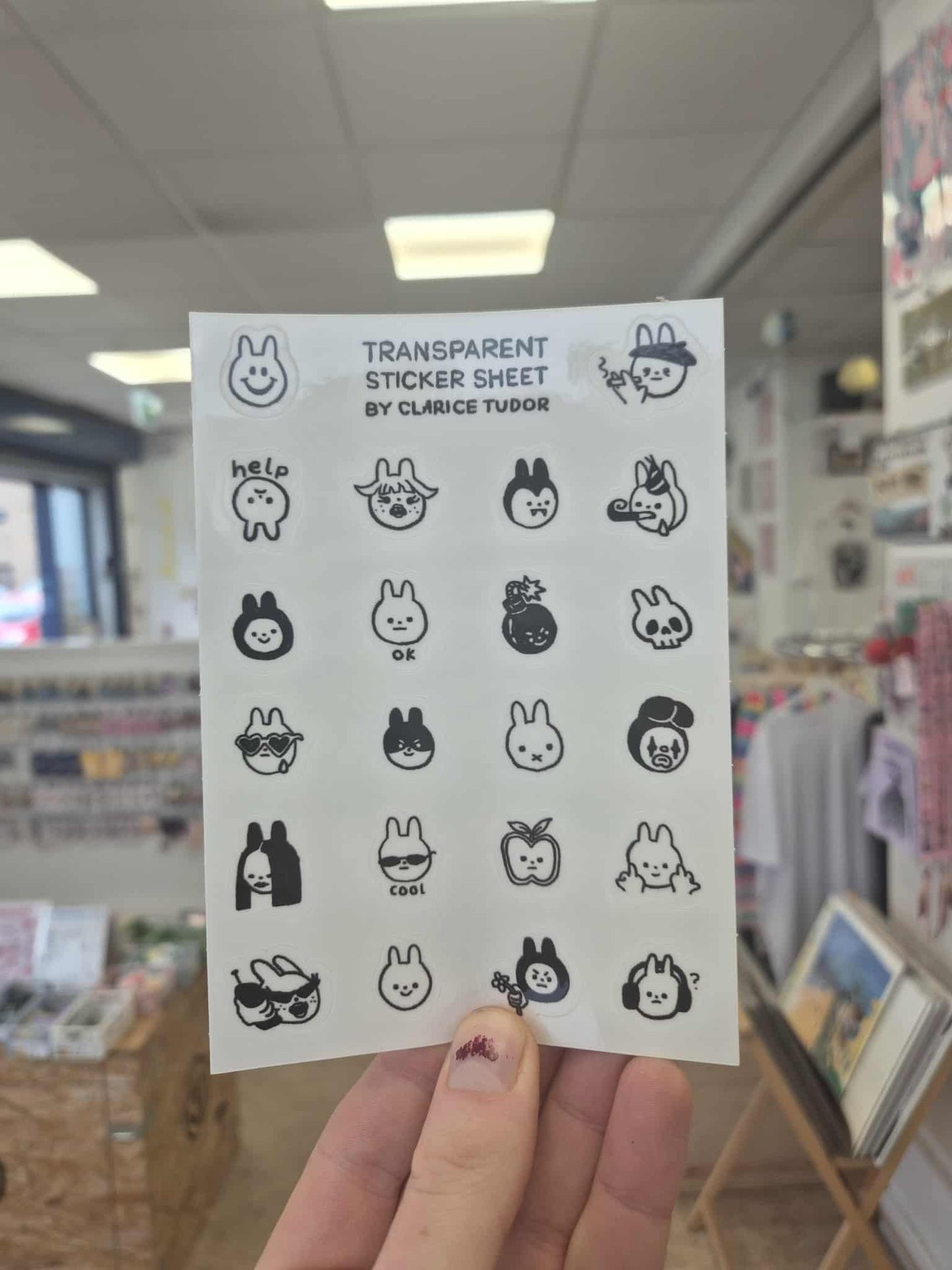 Sticker Sheets by Clarice Tudor