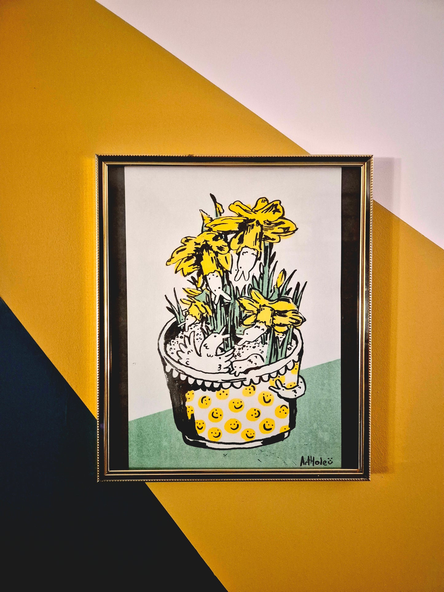 Daffodil Riso Print by ArtHole